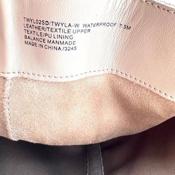 Blondo Twyla Tall Suede Boots 7.5 Tan Beige NWT Waterproof  Knee High Riding - Picture 8 of 8